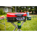 Coleman Roadtrip 285 Portable Stand-Up Propane Grill, Gas Grill with 3 Adjustable Burners and Instastart Push-Button Ignition; Grease Tray, Side Tables, Thermometer, Folding Legs & Wheels Included Coleman