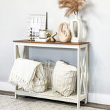 PHI VILLA Console Tables for Entryway - Narrow Sofa Tables for Living Room, Entryway Table PHI VILLA