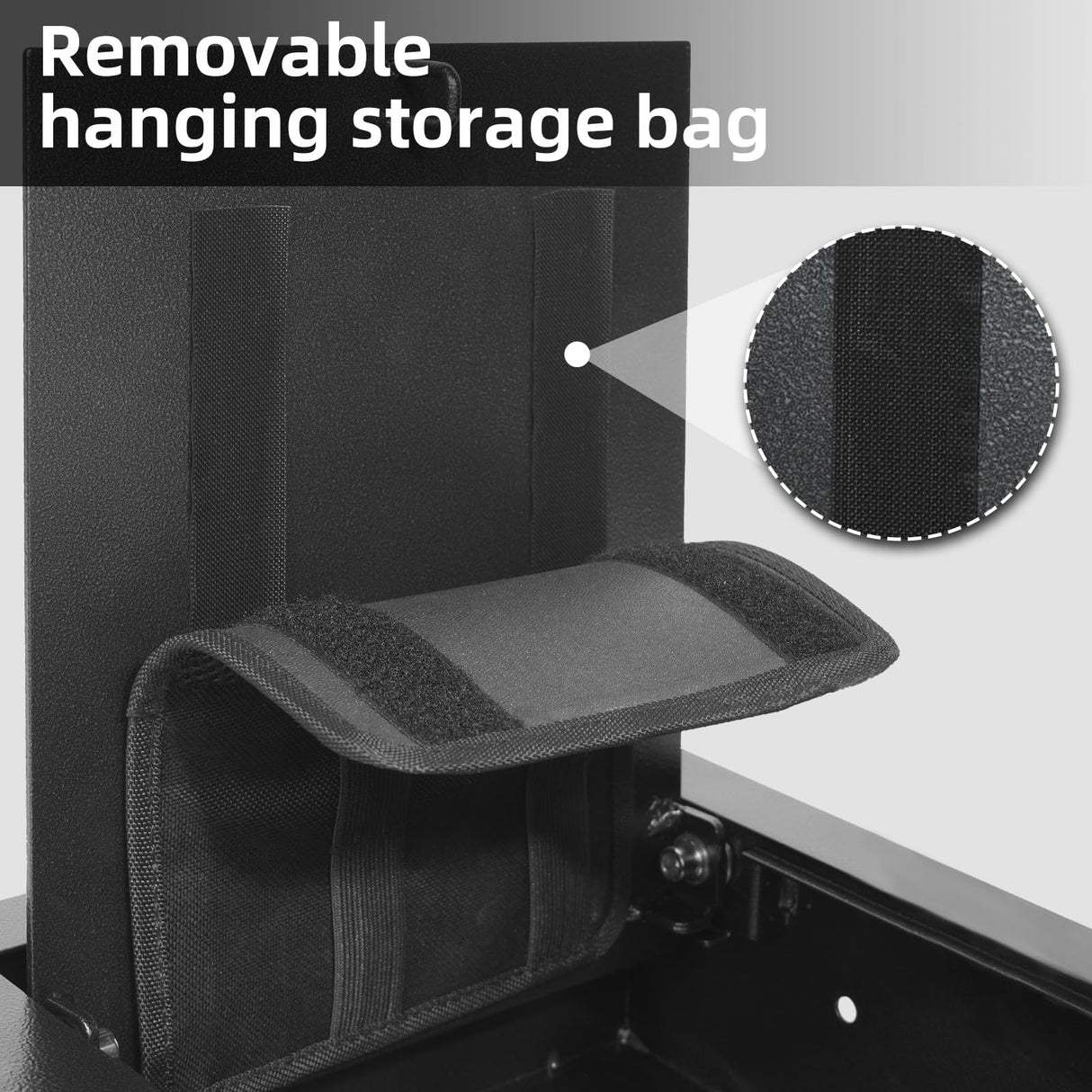 XDeer Hidden In Wall Safes Between Studs with Removable Pegboard,0.405 cuft Hidden Security Floor Safe with Key Lock for Handgun, Jewelry, Passport XDeer