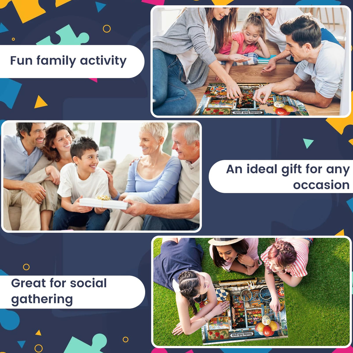 300 Piece Puzzles for Adults Dog Fruit Balloon Puzzle 300 Pieces Jigsaw Puzzles for Adult Kids Elderly Puzzles Game Adult Puzzles Family Challenging Game Home Decor Gift Toy 20.5x15IN WSCXSC