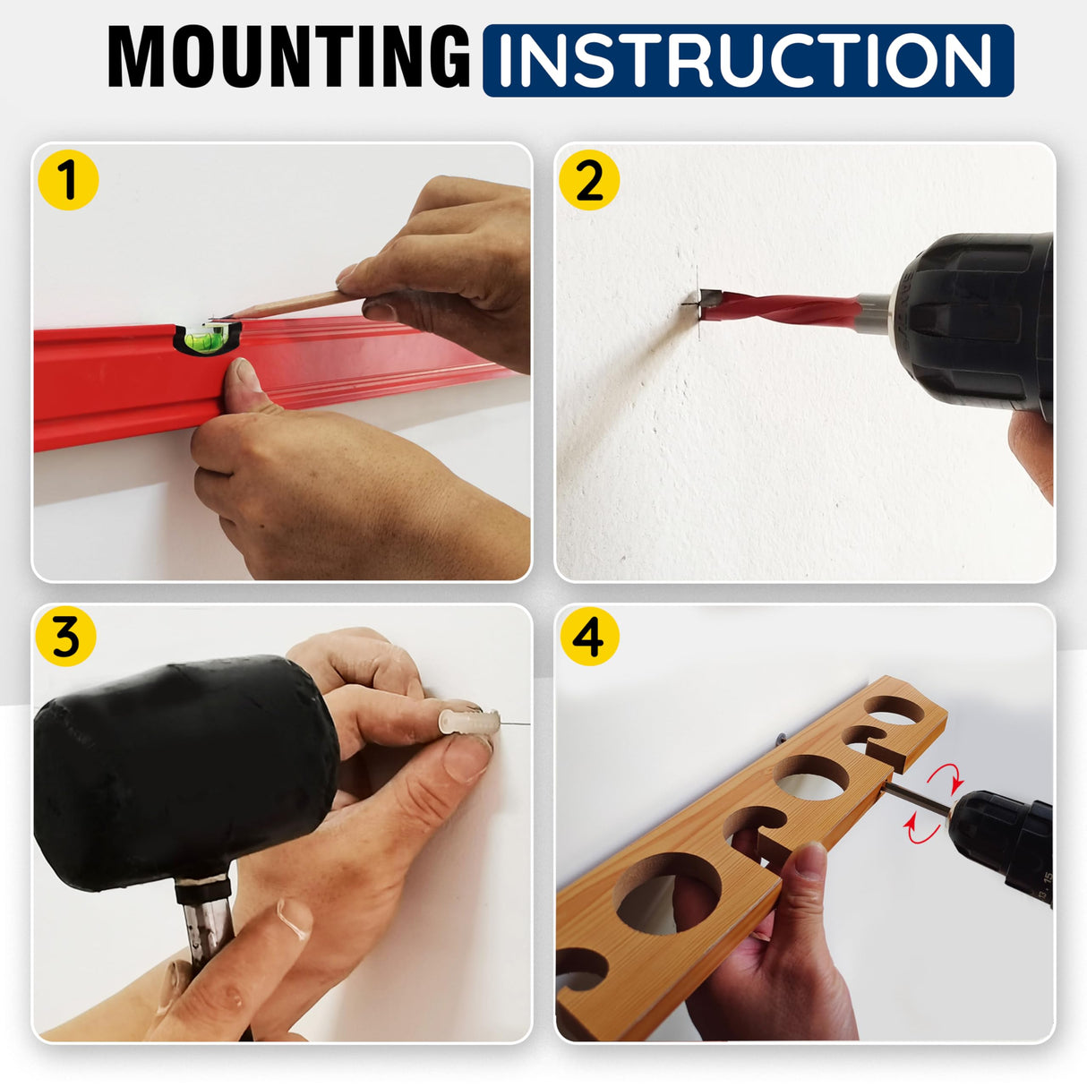 Rush Creek Creations 11-Rod Wall or Ceiling Fishing Rod Storage Rack, Vertical or Horizontal Garage Fishing Rod Holder with 11 Rod Capacity, Light Wood Grain Rush Creek Creations