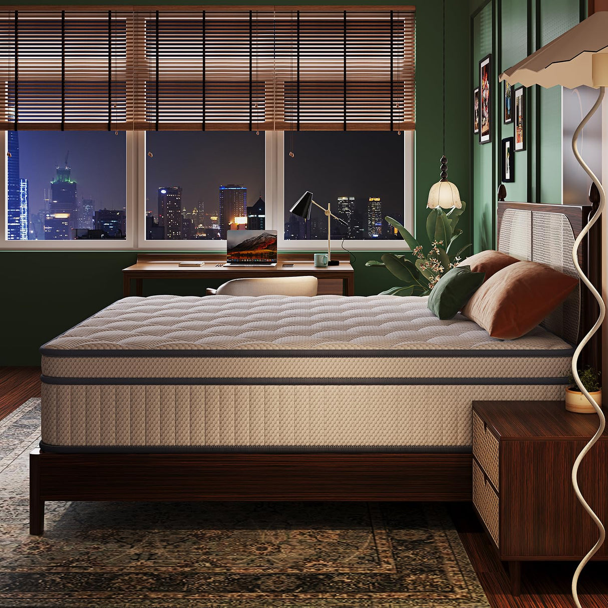 Gsleepee Full Size Mattress, 14 Inch Full Mattress in a Box, Memory Foam Hybrid Mattresses for Motion Isolation, Soft and Comfortable, Pressure Relief, Medium Firm Support Gsleepee