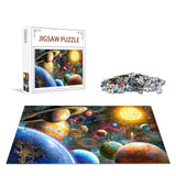 Nattork Jigsaw Puzzles 100 Pieces for Kids Youth Families (Space Traveler, Solar System) Pieces Fit Together Perfectly Nattork