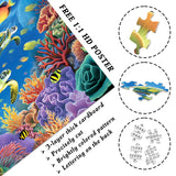 PICKFORU Ocean Puzzle 1000 Pieces, Sea Turtle Puzzles for Adults Fish, Colorful Marine Life Jigsaw Puzzles Beach Scenes… PICKFORU