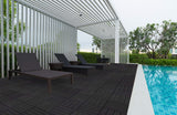 ASTEROUTDOOR Interlocking Deck Tiles Plastic Waterproof Outdoor Flooring 12" x 12" for Patio Garden Deck Poolside Indoor Outdoor, 27 pcs, Gray AsterOutdoor