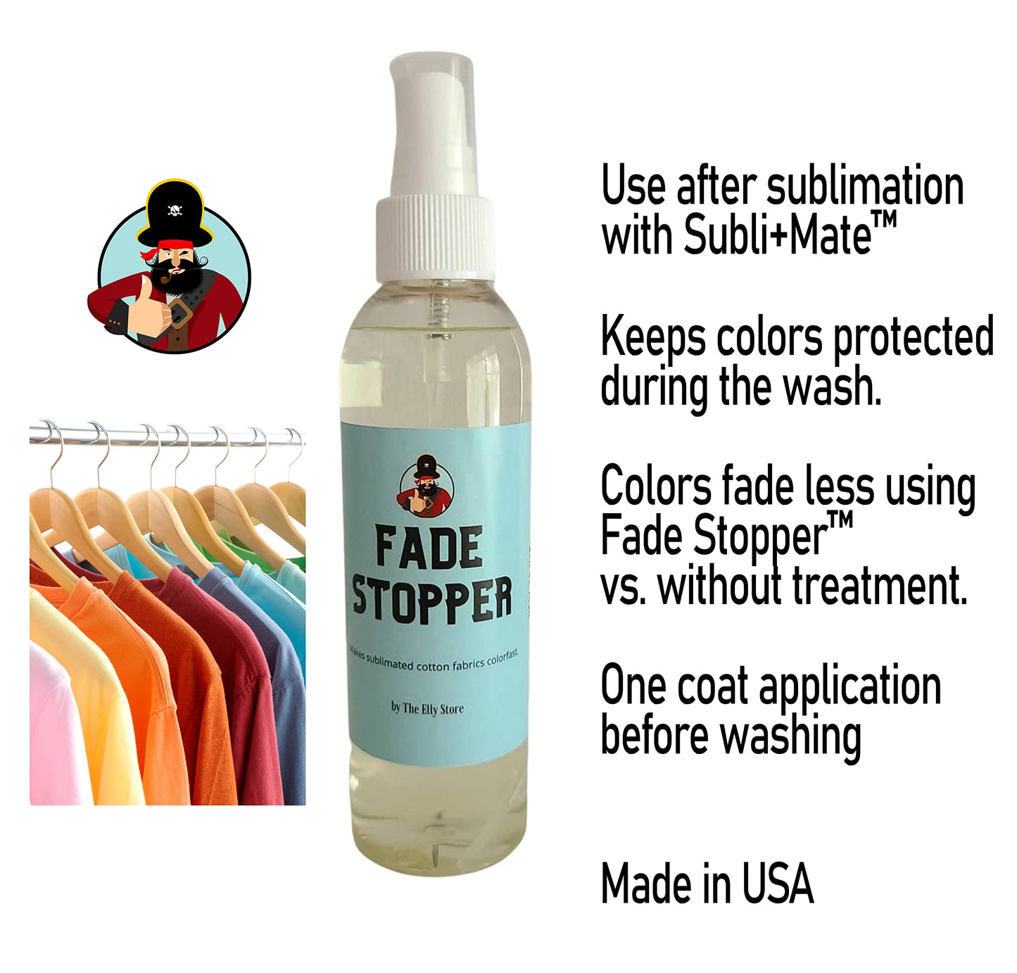 Subli+Mate Sublimation Spray for Cotton and Cotton/Polyester Blends. Combo Pack