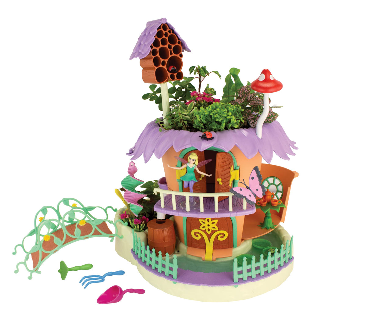 My Fairy Garden — Nature Cottage Toy Figurine and Plant Kit — Grow Your Own Magical Garden with Fairy Isla — Ages 4+ PlayMonster