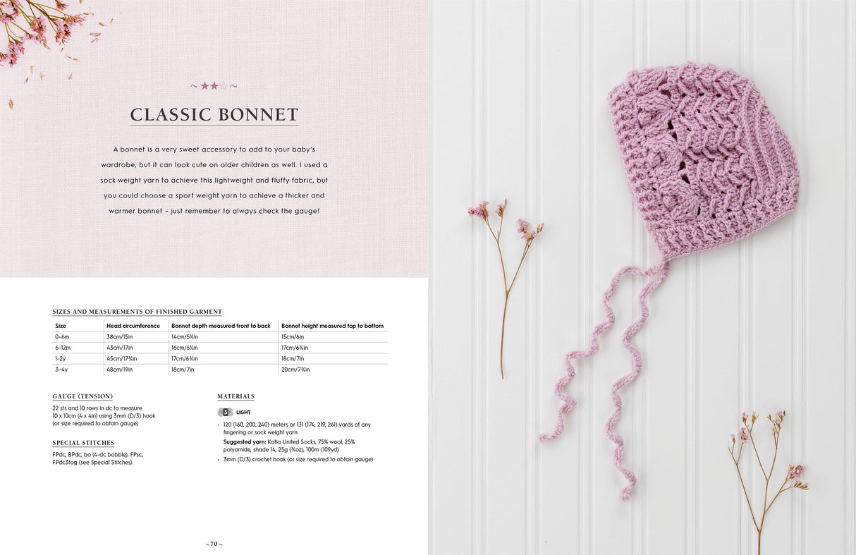 Timeless Textured Baby Crochet: 20 heirloom crochet patterns for babies and toddlers David & Charles