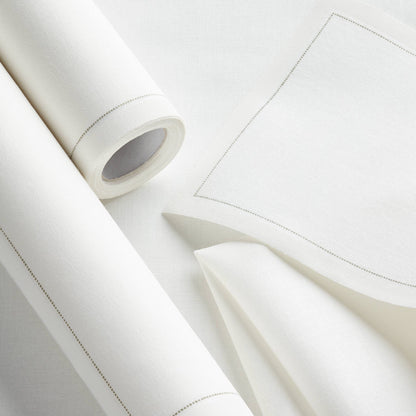 My Drap Basics Cotton Cocktail Napkin, 50 Per Roll, Cream, 4.3 x 4.3 Inch