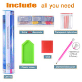 Upigi Diamond Painting Kits for Adults,Sunset Bridge DIY 5D Diamond Painting Kits for Beginners,Round Full Drill Gem Art Crafts Kit for Home Wall Decor 12 x 16 Inch Upigi