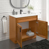 Bathroom Vanity Sink Base Ready-to-Assemble Bathroom Cabinet 24"/30'/36" Width (Vanity Base in Maple Shaker, 36 inch) Vanity Atelier