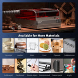 Creality Falcon2 Pro 22W Laser Engraver, Enclosed Laser Cutter with Air Assist, HD Camera Positioning, Auto Fan, Class 1 Safety Laser Engravering Machine for Wood and Metal, Acrylic Creality