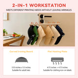 Hat Press Heat Machine, 2-in-1 Commercial Caps Hat Heat Press Transfer Machine 12x12cm Semi-Auto Magnetic Digital Press, American Standard 110V Small Label Stamping Machine Heat Press Machine for Caps Poggyyi