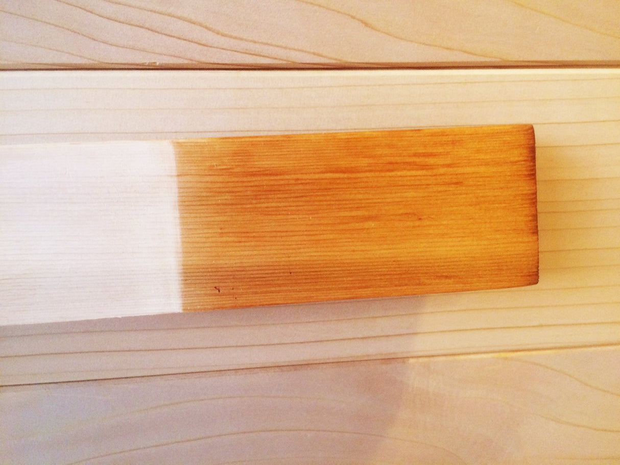 The Sauna Place Natural Sauna Wood Oil for Restoring and Protecting Saunas Prevents Drying & Other Damage Interior and Exterior Furniture Restores & Protects Wood (1 Quart) The Sauna Place