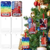 Weysat 18 Pcs Sublimation Money Card Blanks with Lipstick Money Holder Shaker Domes, Sublimation Money Card Holder Blanks for Christmas Thanksgiving DIY Cash Gifts(Round Hole) Weysat