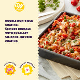 Wilton Advance Select Premium Non-Stick Square Cake Pan, Steel, Silver, 9 x 9-Inch Wilton