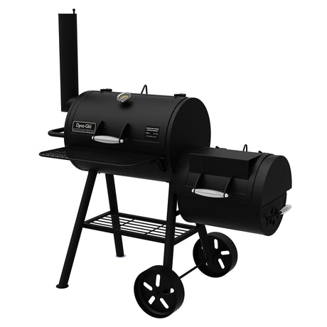 Dyna-Glo DGSS730CBO-D-KIT Signature SeriesBarrel Charcoal Grill & Side Firebox Dyna-Glo
