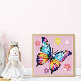 6 Pack Small Diamond Painting Kits for Kids Beginners, 5D Gem Art by Number for Children Ages 6-8-12,Cute Animal Dog Fun DIY Dot Painting Set,Home Wall Decor 6x6 Inch 5DDIYART