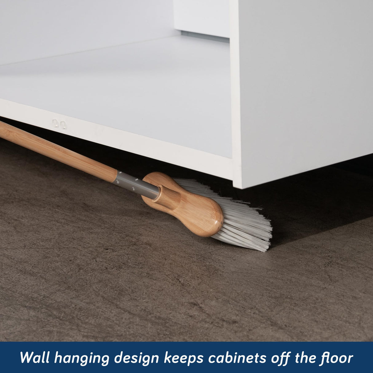 Sauder GarageCore 83" Deep Cabinet & Door Bundle, White Finish Sauder