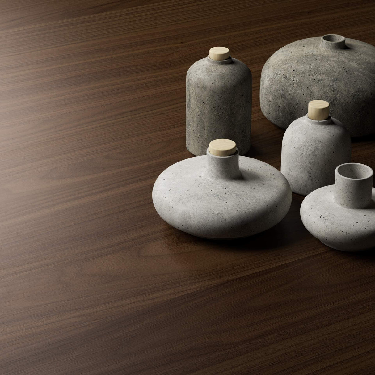 Mobili Fiver, Classico Coffee Table, Walnut, Made in Italy Mobili Fiver