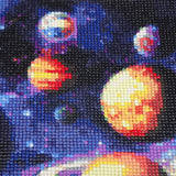 CEOVR Planets Diamond Art Kits for Adults, 5D DIY Full Drill Universe Diamond Painting Dots Crystal Gem Art, Adult Crafts Kits Arts and Crafts, Wall Decor for Home Office 12x16inch, Space Stars CEOVR