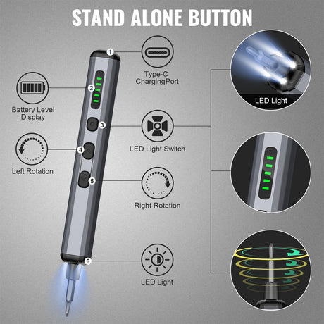 TanSon Mini Electric Screwdriver 3.7V, Precision Electric Screwdriver 72-in-1 Magnetic Bits, Cordless Screwdriver Set, Rechargeable Portable Repair Tool Kit for Electronics Laptops Glasses Clocks TanSon