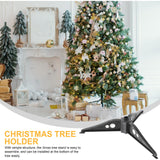 Garneck Christmas Tree Stand 7.5x7.4 Plastic Xmas Tree Base Stand Christmas Tree Legs Samll Xmas Tree Base Stand Holde Replacement Stand Holder Base for Artificial Xmas Christmas Tree Garneck