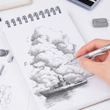 Nicpro 22PCS Metal Mechanical Pencil Set in Case, Art Drafting Pencil 0.5, 0.7, 0.9 mm & 2 PCS 2mm Mechanical Drawing Pencils with 396PCS Leads (4B 2B HB 2H Colored) for Drawing Writing Sketching Nicpro