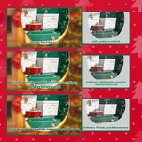 Sublimation Blank Ornaments 4 Inch Round Aluminium Haning Ornament 20 PCS Bulk for HTV Crafting DIY and Chritsmas Tree Decoration WANZELONYO