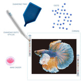 DIAMOND DOTZ Luminous Fish Diamond Painting Kits for Adults - Diamond Art Kits a Relaxing Creative Craft Kit with Dotz Gems 14.6"x18.5" DIAMOND DOTZ