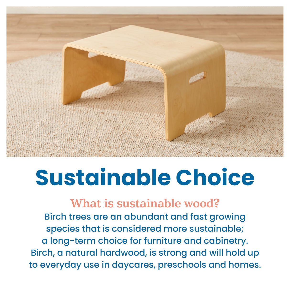 ECR4Kids Bentwood Lap Desk with Handles, Activity Table, Natural ECR4Kids