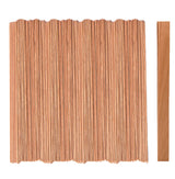 Ziosxin 350pcs Smokeless Cherry Wood Candle Wicks-Long Lasting Flame-Easily Burn, Candle Cores（no Metal Bracket） Ziosxin