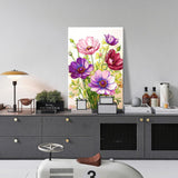 JOOZ Paint by Numbers Kit for Adults with Frame, Flowers Adult Paint by Number Kits with Easel, DIY Flowers Acrylic Oil Painting Kit Framed for Home Wall Decor 8x12 Inch JOOZ