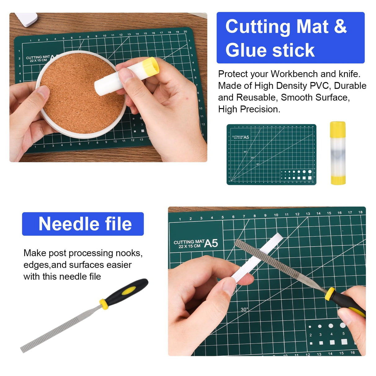 3D Printer Tools Kit, 3D Printing Accessory with 55Pcs Includes Deburring Tool, Digital Caliper, Art Knife Set, Tube Cutter, Storage Bag Suitable for 3D Print Removing, Cleaning KuanStore