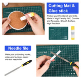 3D Printer Tools Kit, 3D Printing Accessory with 55Pcs Includes Deburring Tool, Digital Caliper, Art Knife Set, Tube Cutter, Storage Bag Suitable for 3D Print Removing, Cleaning KuanStore