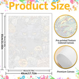 Cat Paint by Numbers for Adult, Cat Paint by Numbers Kit for Adults Beginners, DIY Flower Acrylic Painting on Canvas for Home Wall Art Decor 16x20 Inch Mandun