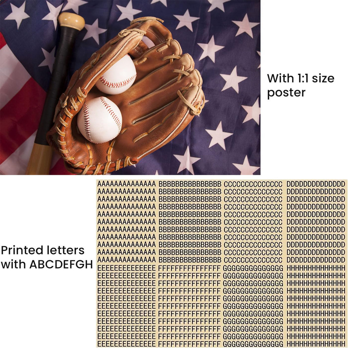 Baseball and Glove with American Flag 1000 Pieces Wooden Jigsaw Puzzles Personalized Photo Puzzle for Adults Friends Picture Puzzle Gifts for Wedding Birthday Valentine's Day Home Decor FANGKISSU