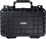Eylar Tactical Hard Gun Case Water & Shock Proof With Foam TSA Approved 11.6 Inch 8.3 Inch 3.8 Inch (Black) Eylar