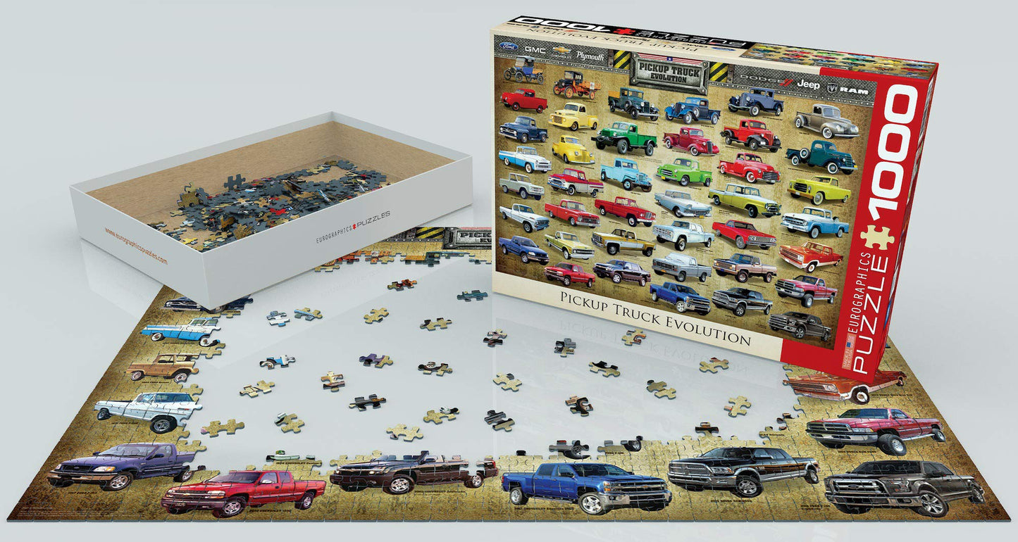 EuroGraphics Pickup Truck Evolution Jigsaw Puzzle (1000-Piece)