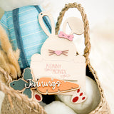 KindlyToys Personalized Easter Basket Tags, Easter Money Holder, Easter Gifts Teens, Easter Basket Stuffers, Easter Bunny Money Holder, Easter Gift Tag MH03 Kindlytoys