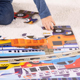 Melissa & Doug Traffic Jam Jumbo Jigsaw Floor Puzzle (24 pcs, 2 x 3 feet long) - FSC Certified Melissa & Doug