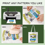 Joyclub 40 Pieces Sublimation Tote Bags Blanks Bulk Polyester Reusable Grocery Bags Canvas Tote Bags for DIY Decorating Crafting Heat Transfer Bag for Gift Joyclub