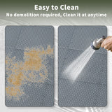 Fast-drying Outdoor Decking for Garden, Kennel, Storage Shed, Basement, Garage, Patio, Balcony,Bathroom, 10 PCS 12''x12'' Heavy-duty Interlocking Decking Tiles, Maximum Bearing Capacity up to 6613 LBs Romlits