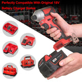 Worthmah 2 Pack 5.0Ah 18V Lithium Replacement Batteries Replacement for Milwaukee M18 Battery, Perfectly Compatible with Milwaukee 18-Volt Original Charger Worthmah