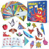 NISCHA Origami Kit for Kids Ages 8-12, 116 Sheets Paper with 54 Patterns & Guiding Book, Art and Craft Gifts for Birthdays, Christmas, Travel NISCHA