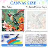 PRASIO Paint by Numbers Kit for Adults Beginner, Hummingbird Adult Paint by Number Kits on Canvas, DIY Acrylic Watercolor Oil Paint by Number for Adults for Home Decor Gift 16x16 Inch PRASIO