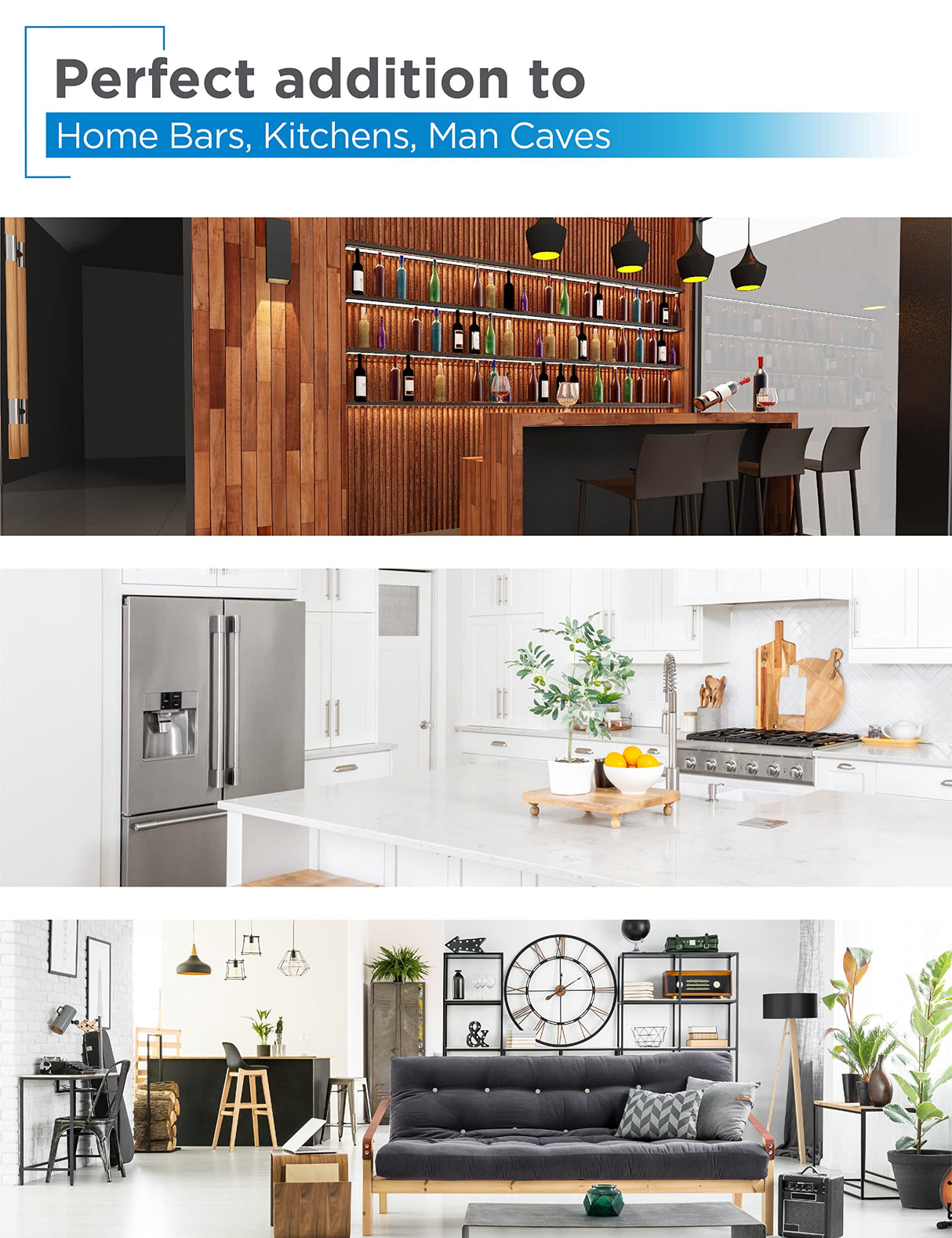 BLACK+DECKER Beer Kegerator, 6.1 Cu. Ft. Extra Large Capacity Draft Beer Machine for Home with Double Tap & 2-Shelf Fridge BLACK+DECKER