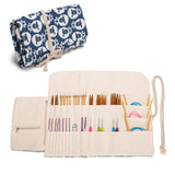 Teamoy Knitting Needles Holder Case(up to 11 Inches), Rolling Organizer for Straight and Circular Knitting Needles, Crochet Hooks and Accessories, Sheep - NO Accessories Included Teamoy