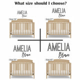 First and Middle Name Signs for Nursery Wooden Name Signs for Kids Room Personalized Name Sign Woodland