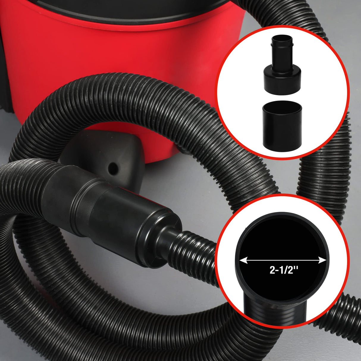 Goldblatt Dust Free Hand Sander, Dustless Drywall Vacuum Sander, with 6.5 ft Hose, Sanding Pad, Adapter Goldblatt